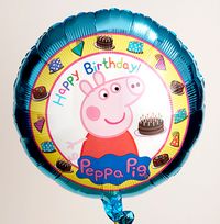 Peppa Pig Happy Birthday Balloon