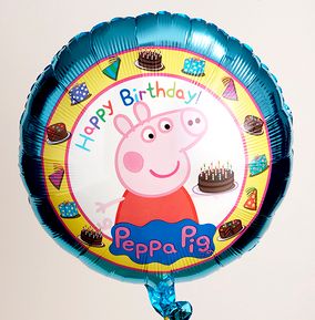 Peppa Pig Happy Birthday Balloon