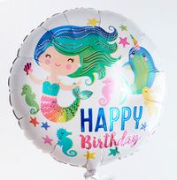Mermaid Birthday Balloon