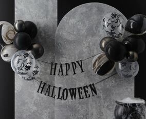 Happy Halloween Bunting and Balloons - Was £9.99, Now £6.99
