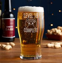 18th Birthday Pint Glass