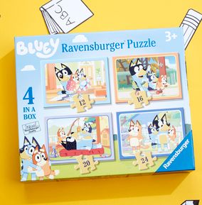 Bluey 4 in a Box Puzzle