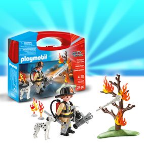 Playmobil Fire Rescue Small Carry Case