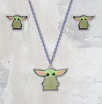 Tap to view Star Wars The Child Necklace and Earring Set