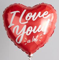 I Love You A Lot Inflated Balloon