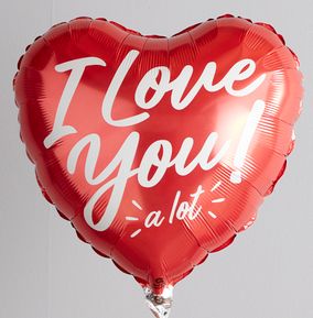 I Love You A Lot Inflated Balloon