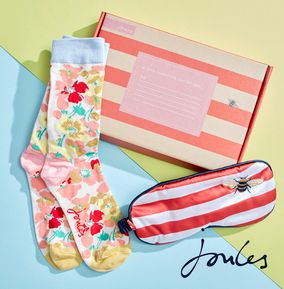 Joules Eye Mask and Socks Set