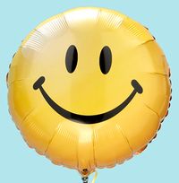 Smiley Face Inflated Balloon