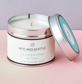 Heyland & Whittle Clementine & Fizz Candle In A Tin