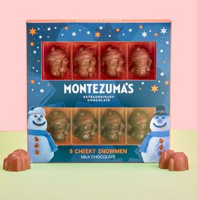 Montezuma Chocolate Snowmen