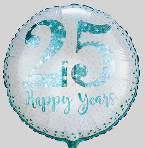 25th Anniversary Inflated Balloon