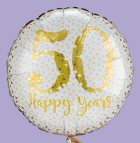 50th Anniversary Inflated Balloon