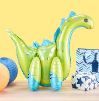 Tap to view Brontosaurus Dinosaur Balloon - Inflate At Home