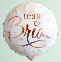 Team Bride Inflated Balloon