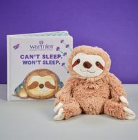 Can't Sleep Won't Sleep Book and Sloth Plush