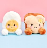 Toast and Egg Soft Toy Set