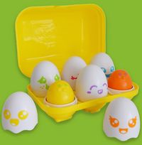 Tap to view TOMY Hide & Squeak Eggs