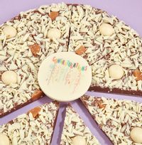 Tap to view Salted Caramel Congratulations Chocolate Pizza