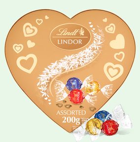 Lindt Lindor Heart Assorted Chocolate Truffles
