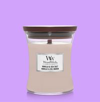 Tap to view Woodwick Medium Vanilla & Sea Salt