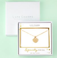 Tap to view Elegant Gold Heart Pendant Necklace