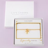 Tap to view Gold Mixed Heart Bracelet