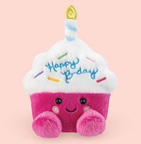 Tap to view Palm Pals Happy Birthday Cupcake Soft Toy
