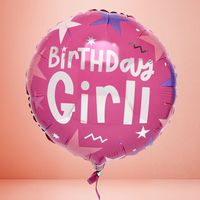 Tap to view Pink & Gold Birthday Girl Balloon