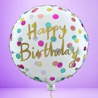 Tap to view Spotty Happy Birthday Balloon