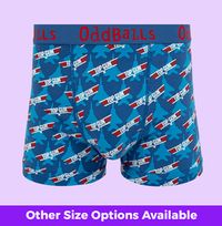 Tap to view Oddballs LARGE Top Gun Men's Cotton Boxer Shorts