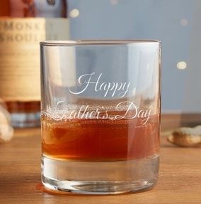 Personalised Father’s Day Whisky Glass