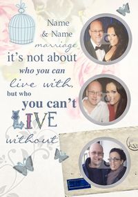 Tap to view Emotional Rescue - Can't live without you Wedding Card