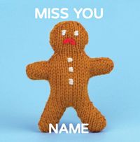 Knit & Purl - Miss You Gingerbread Man