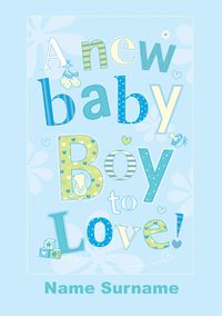Tap to view Sweet Talk - A New Baby Boy To Love