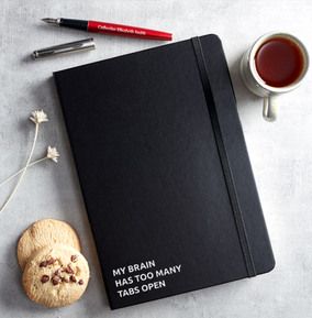 Quote Hardback Engraved Notebook