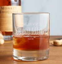 Tap to view Engraved Tumbler - Be My Best Man
