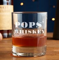 Tap to view Engraved Tumbler - Pops' Whisky