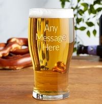 Tap to view Personalised Beer Glass