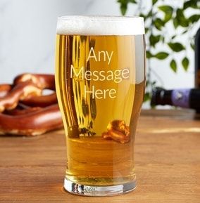 Personalised Beer Glass