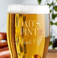 Tap to view PRINT Dad Pint Glass set FP to BoBB
