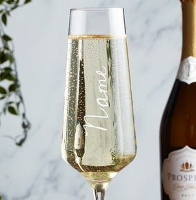 Personalised Champagne Glass