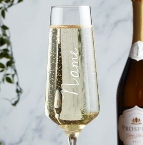 Personalised Champagne Flute