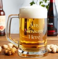 Tap to view Personalised Beer Tankard