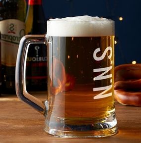 Personalised Large Initials Beer Tankard