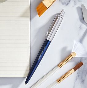 Personalised Parker Ballpoint Pen - Royal Blue