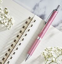 Personalised Pentel Rollerball Pen - Pink