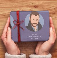 Tap to view Happy Birthday Geezer Personalised Wrapping Paper
