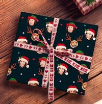 Bauble Yourself Photo Christmas Wrapping Paper