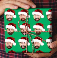Tap to view Santa Hat Photo Christmas Wrapping Paper