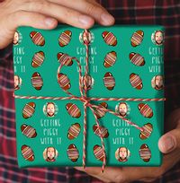Tap to view Pigs In Blankets Photo Christmas Wrapping Paper